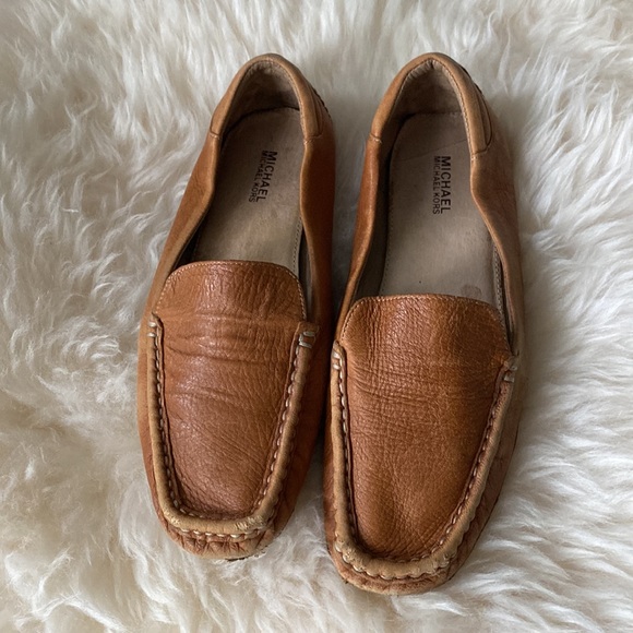 Michael Kors Leather Loafers - 7.5 W - Camel Brown - Picture 7 of 7